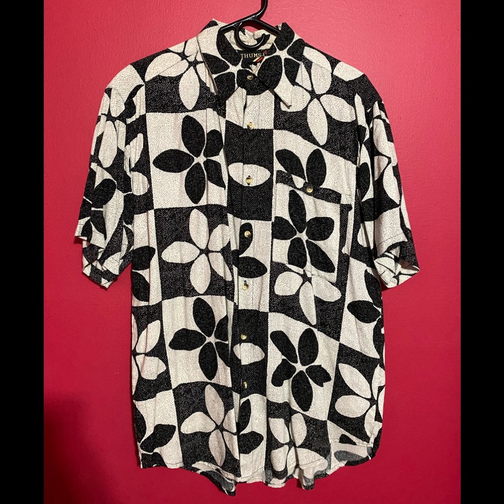 THUMS-UP vintage short-sleeved button down Size: S